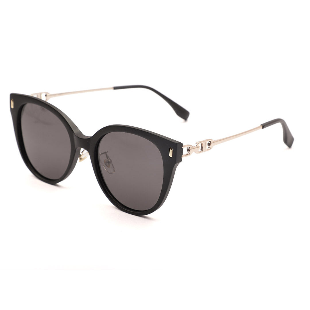 Classic Square Black Acetate Sunglasses
