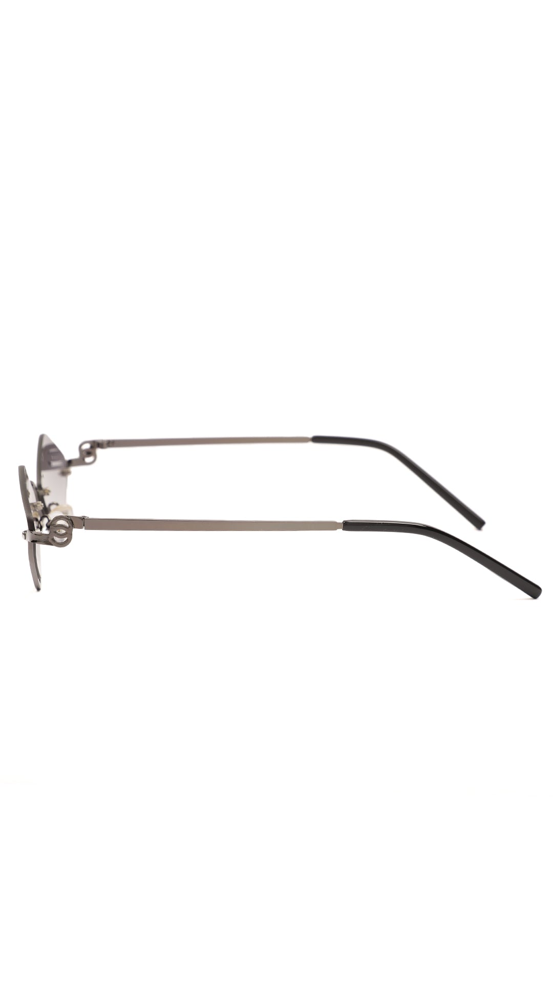 Geometric Rectangle Rimless Sunglasses