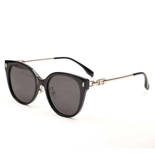 Classic Square Black Acetate Sunglasses