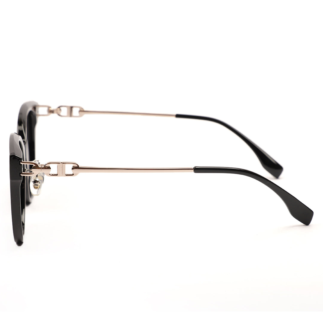 Classic Square Black Acetate Sunglasses