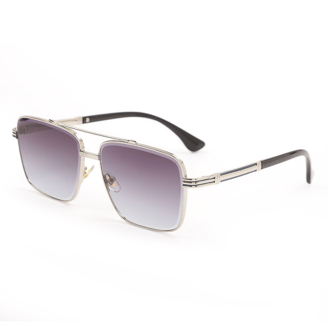 Square Aviator Double Bridge Sunglasses