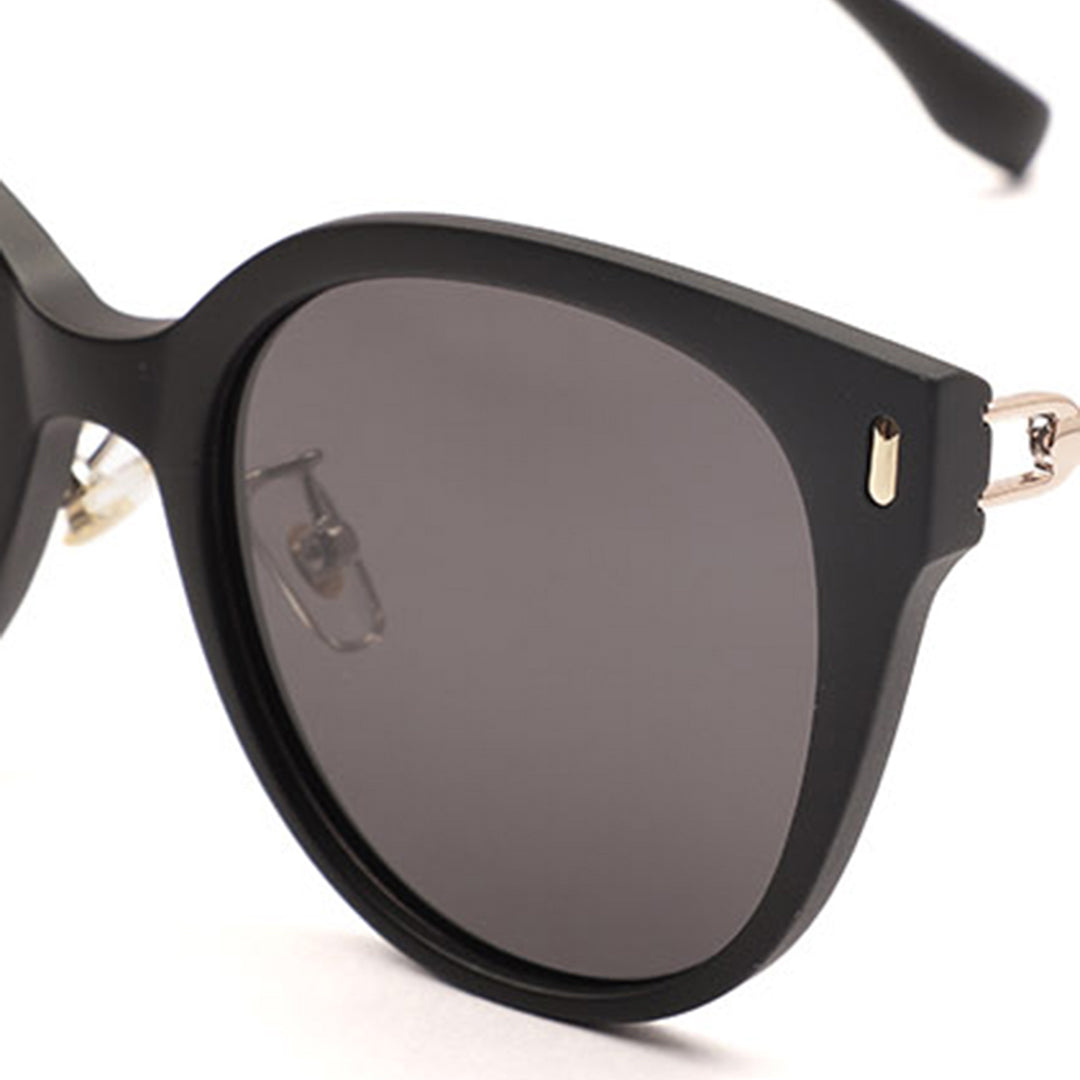 Classic Square Black Acetate Sunglasses