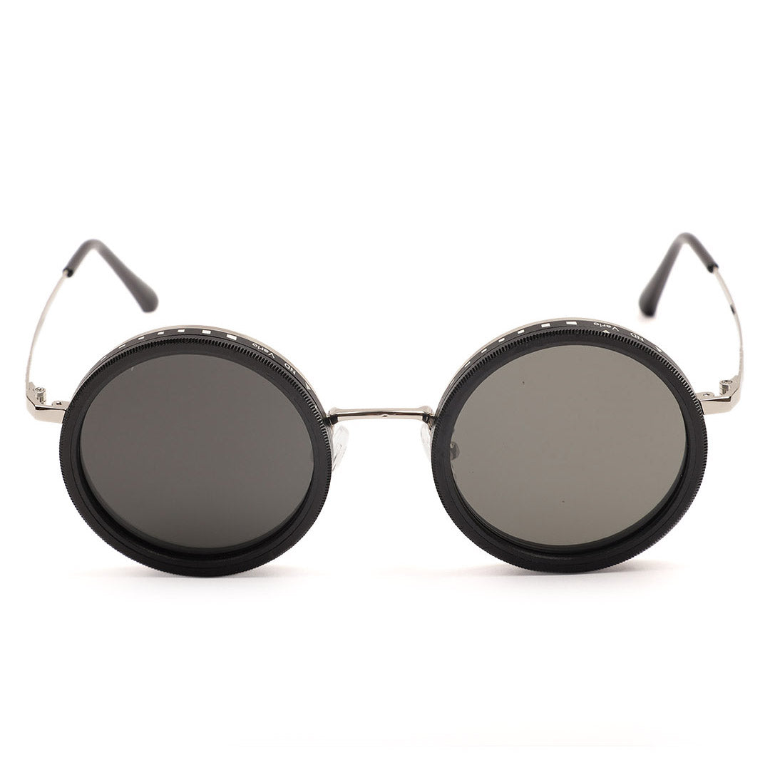 Vintage Round Metal Bridge Sunglasses