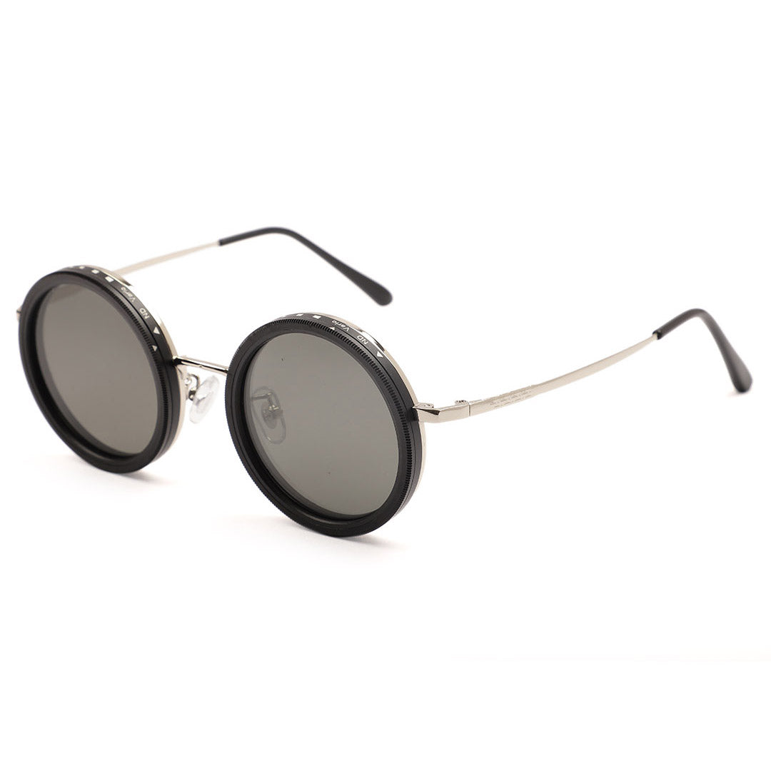 Vintage Round Metal Bridge Sunglasses