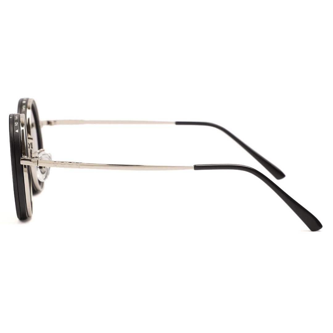 Vintage Round Metal Bridge Sunglasses