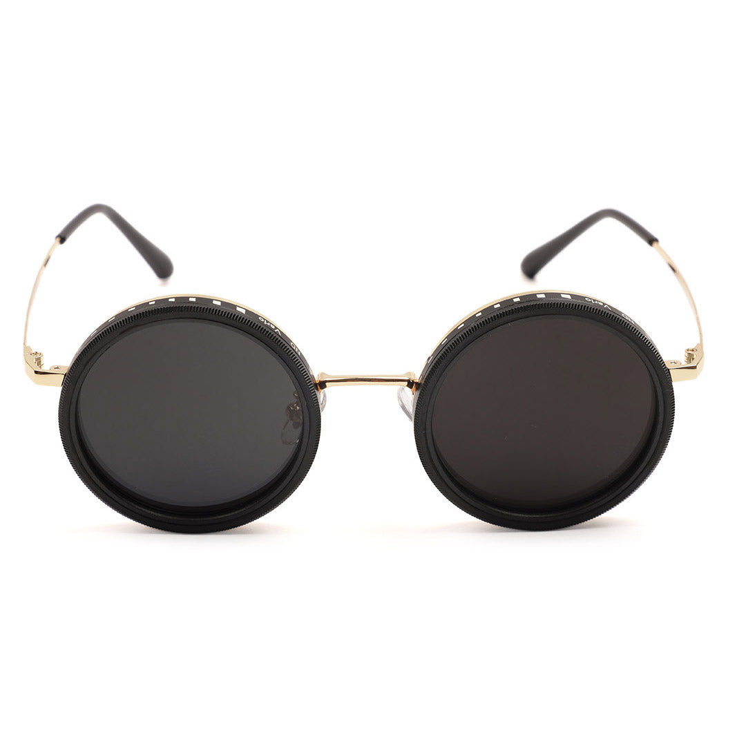 Vintage Round Metal Bridge Sunglasses