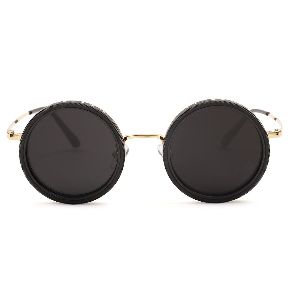 Vintage Round Metal Bridge Sunglasses