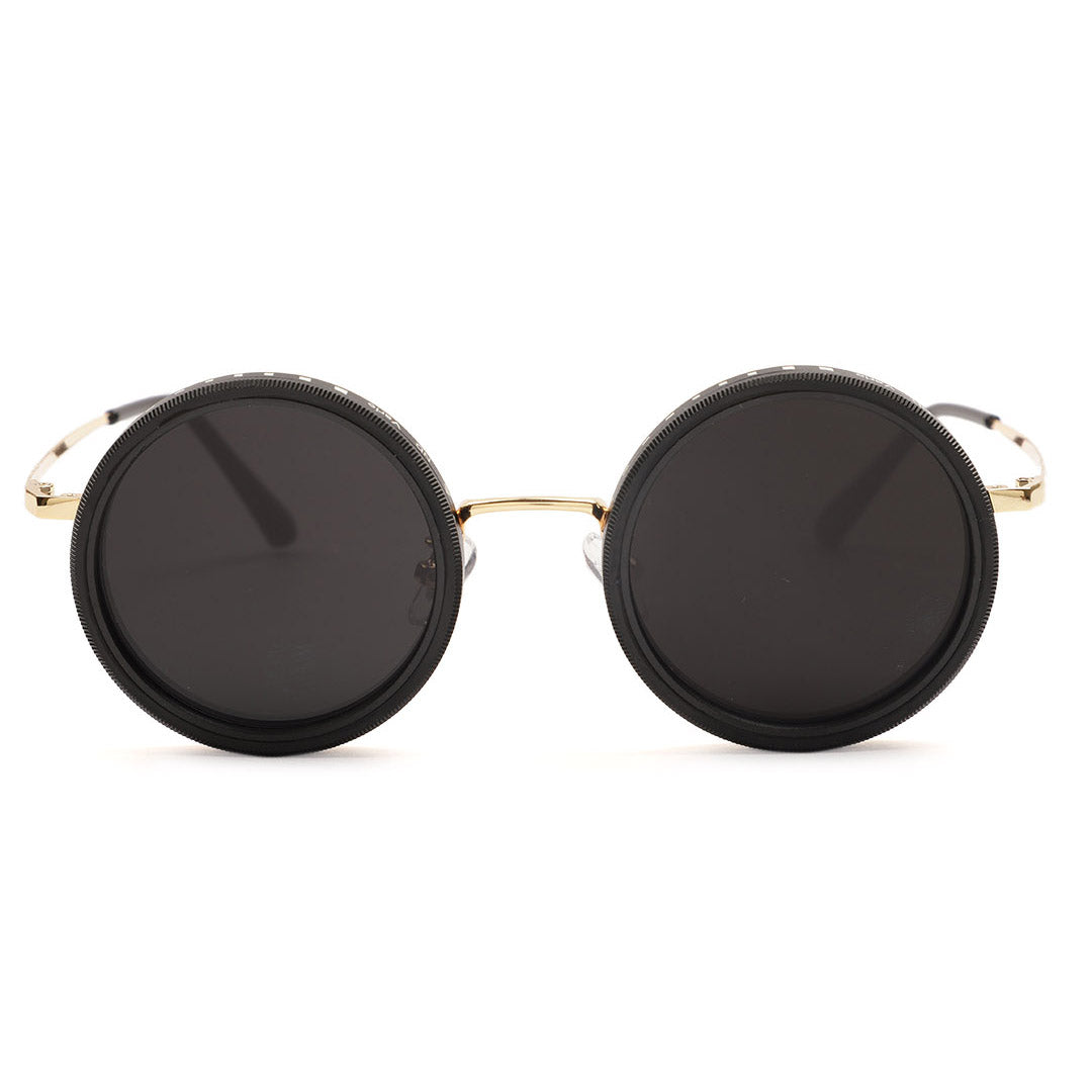 Vintage Round Metal Bridge Sunglasses