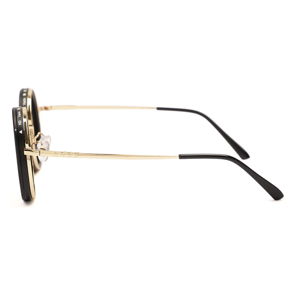 Vintage Round Metal Bridge Sunglasses