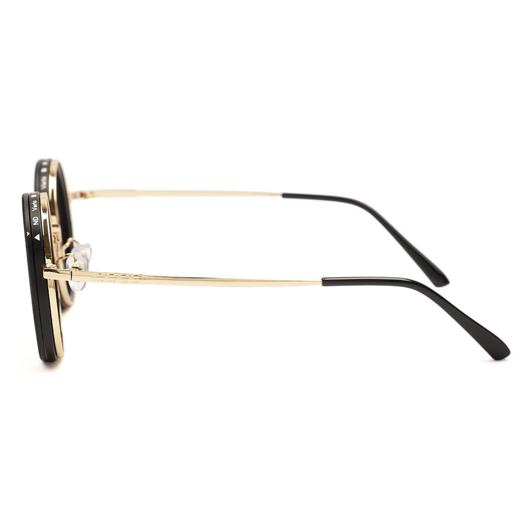Vintage Round Metal Bridge Sunglasses