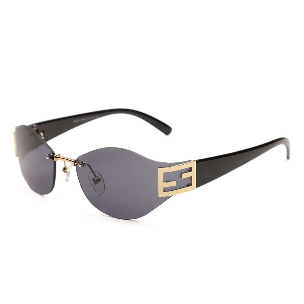 Oversized Shield Futuristic Sunglasses