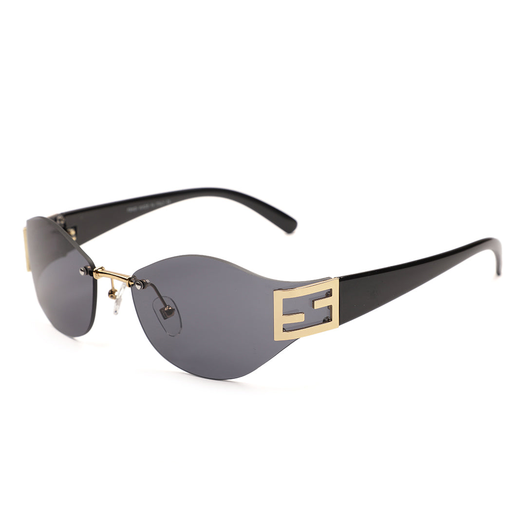 Oversized Shield Futuristic Sunglasses