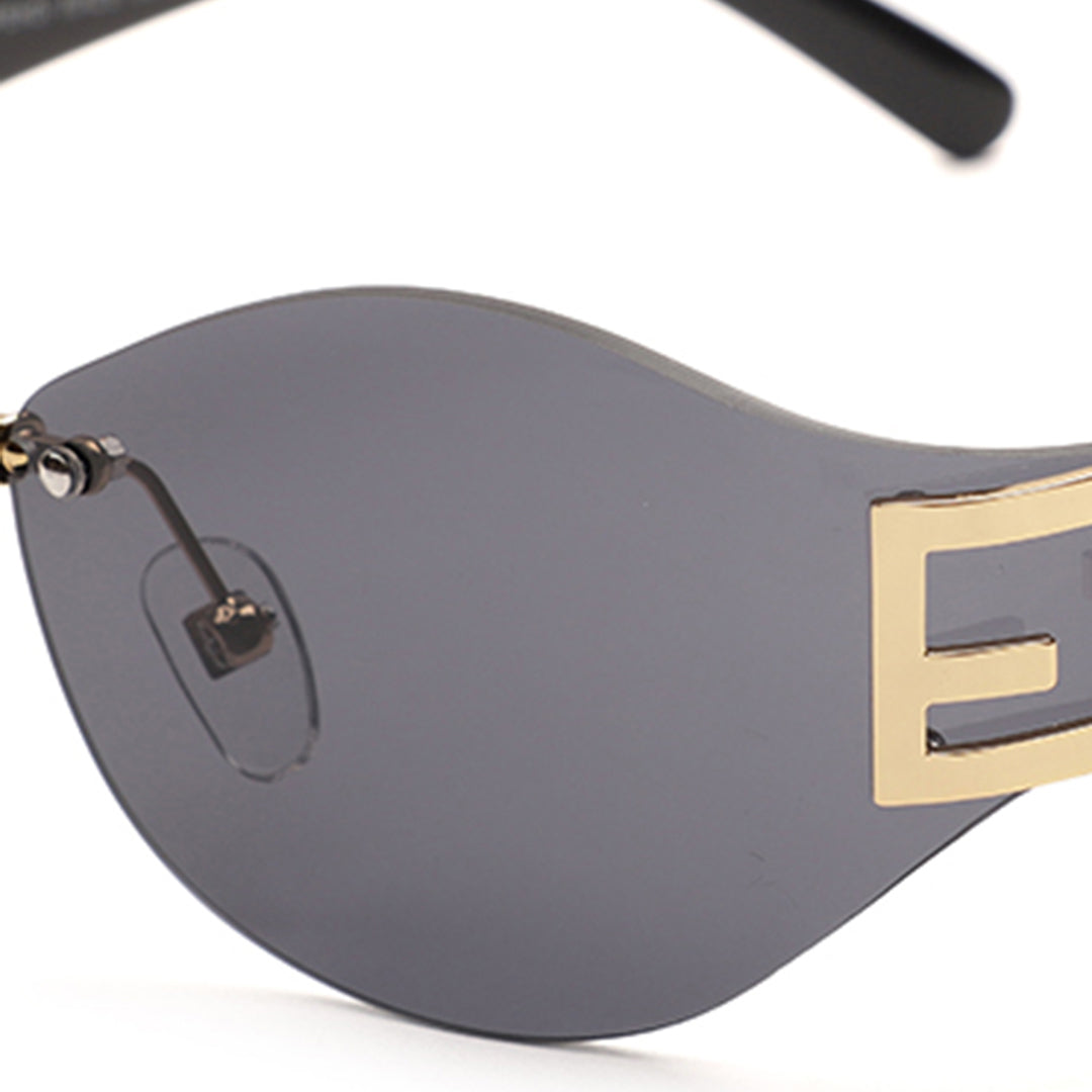 Oversized Shield Futuristic Sunglasses