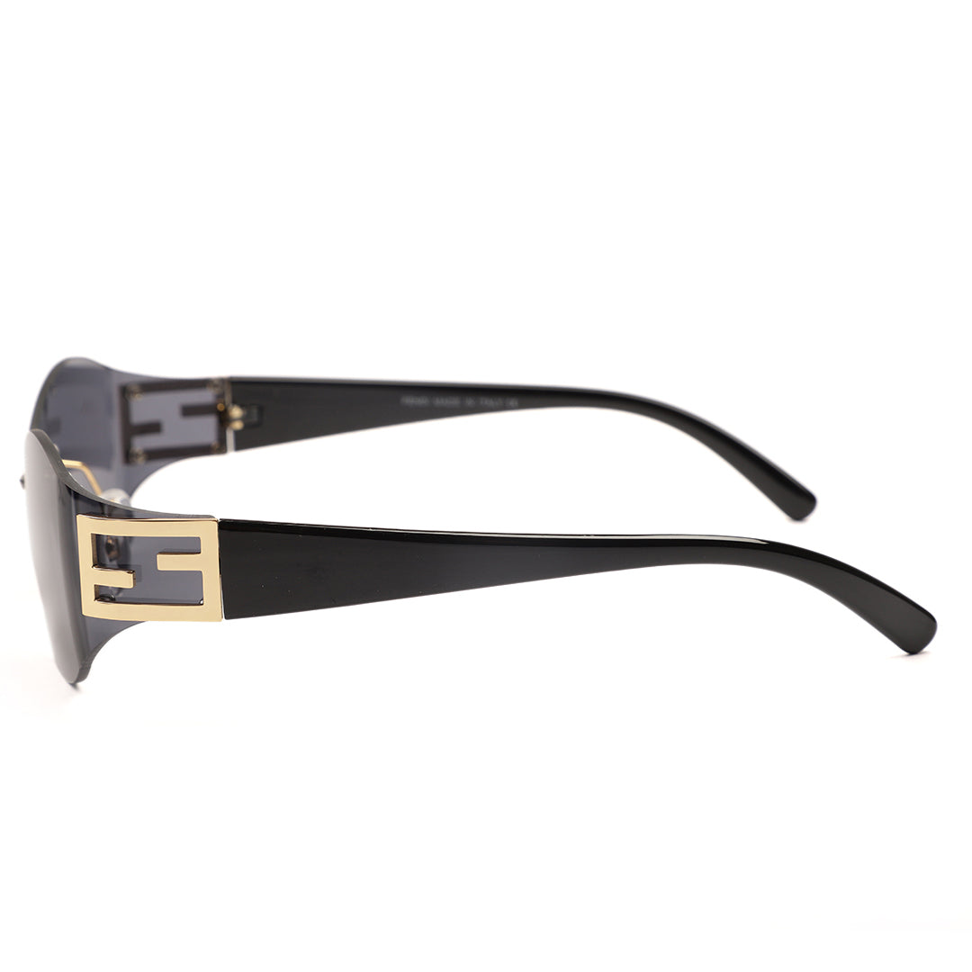 Oversized Shield Futuristic Sunglasses