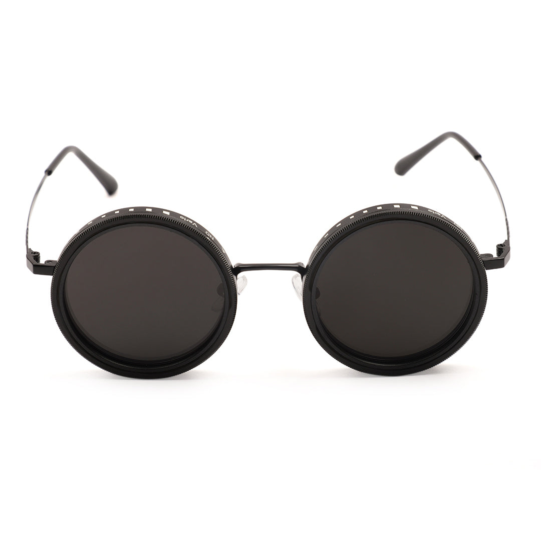 Vintage Round Metal Bridge Sunglasses