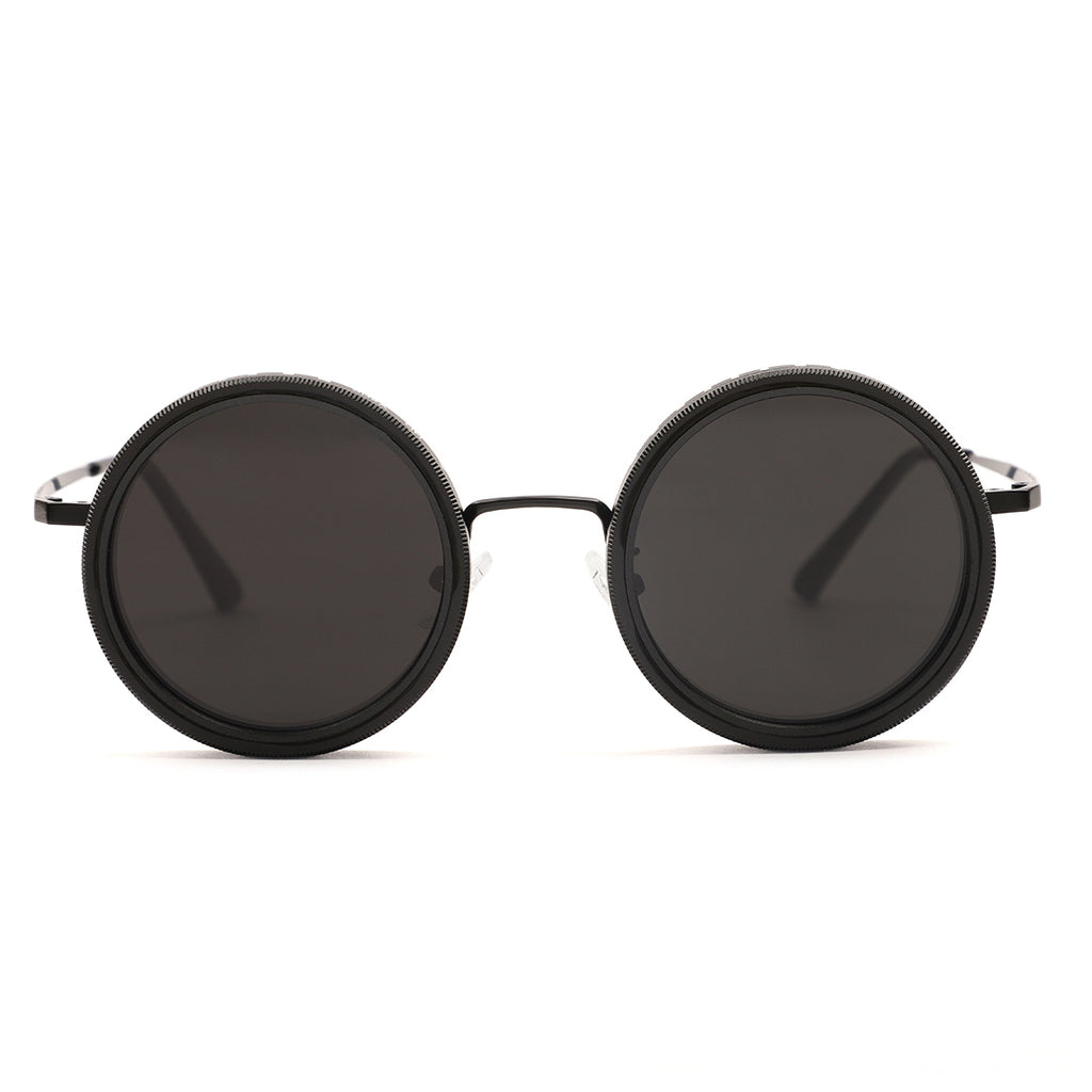 Vintage Round Metal Bridge Sunglasses