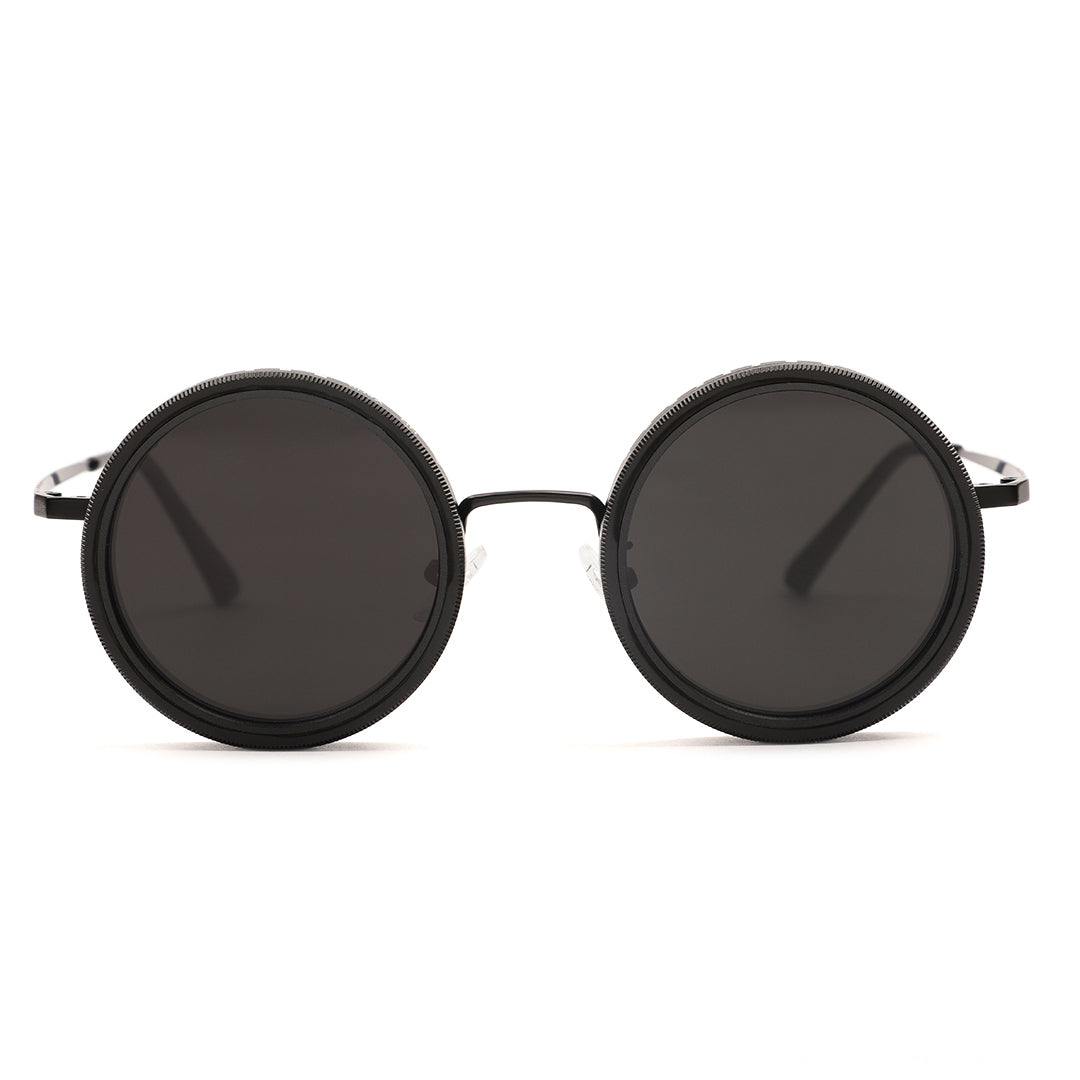 Vintage Round Metal Bridge Sunglasses