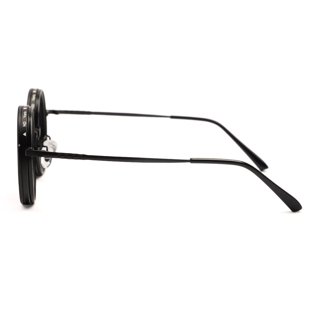 Vintage Round Metal Bridge Sunglasses